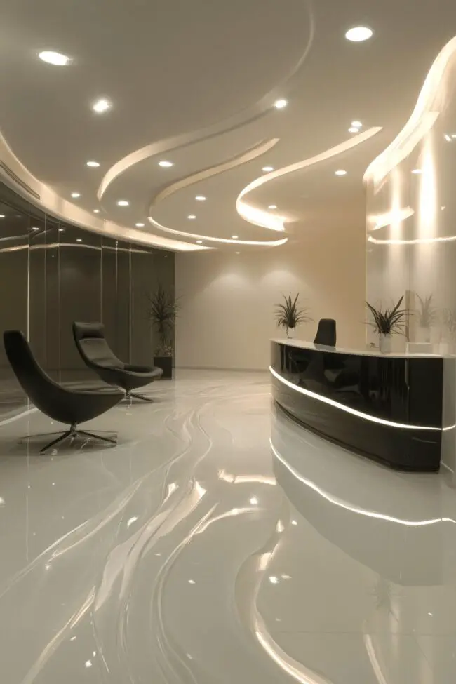 Glossy Modern Office Space