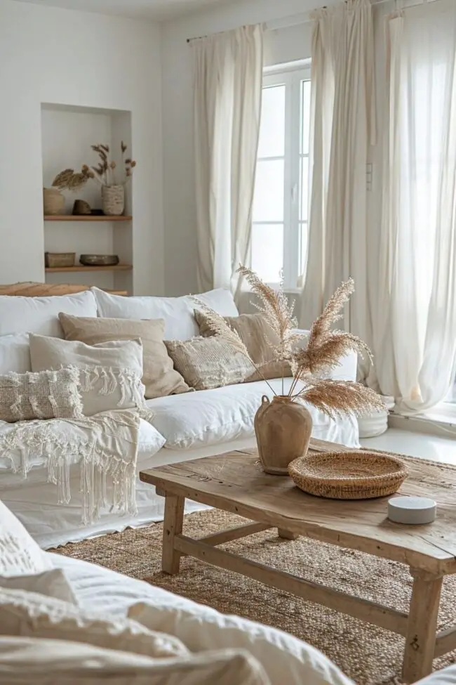 Bright and Breezy Scandinavian Boho Space