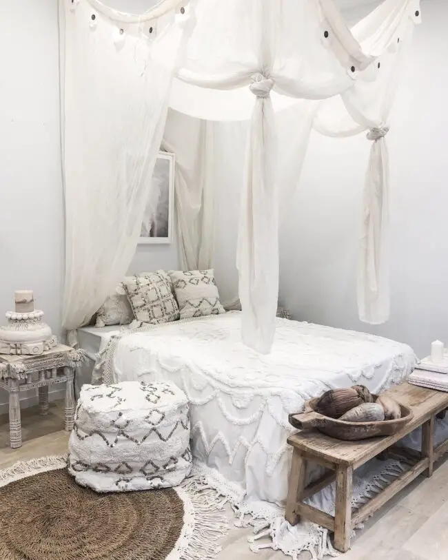 How to Style Boho Canopy Beds