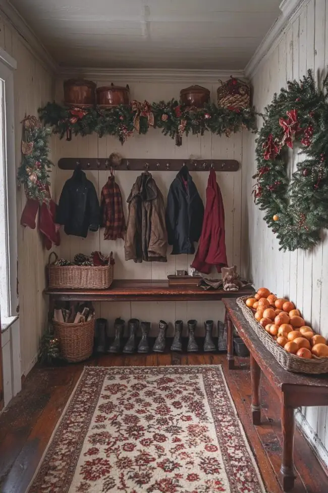 Rustic Farmhouse Entryway