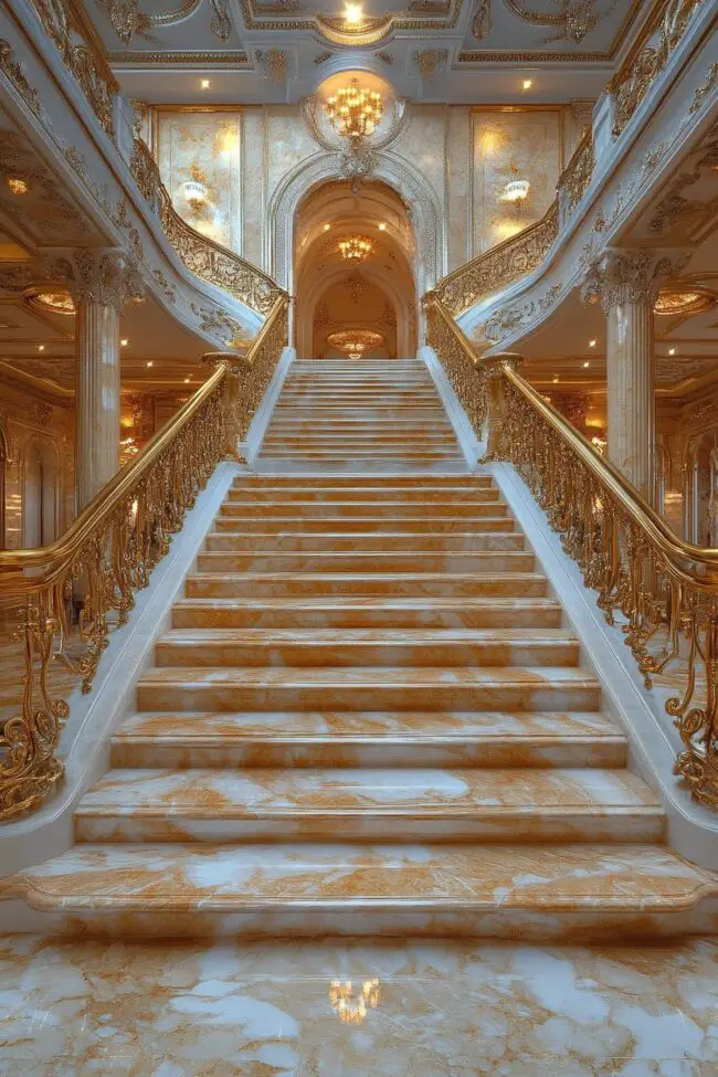 Opulent Marble Rise