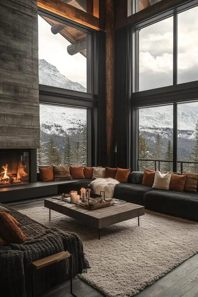 Contemporary Retreat in the Mountains