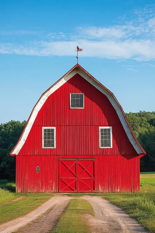 Timeless Rustic Red Barn Residence