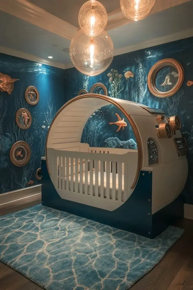 Ocean Adventure Nursery Room Design