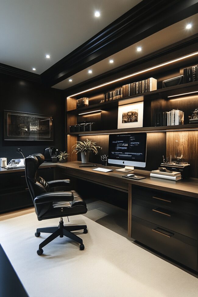 Streamlined Home Office Oasis