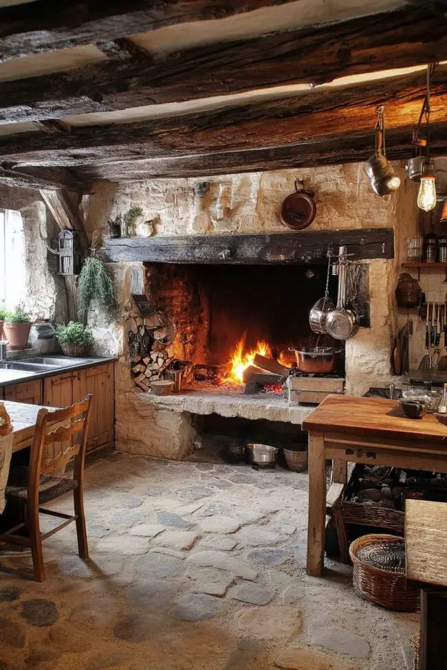 Authentic Cooking in a Hearth Kitchen