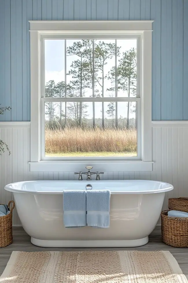 Coastal Calm Bath Space