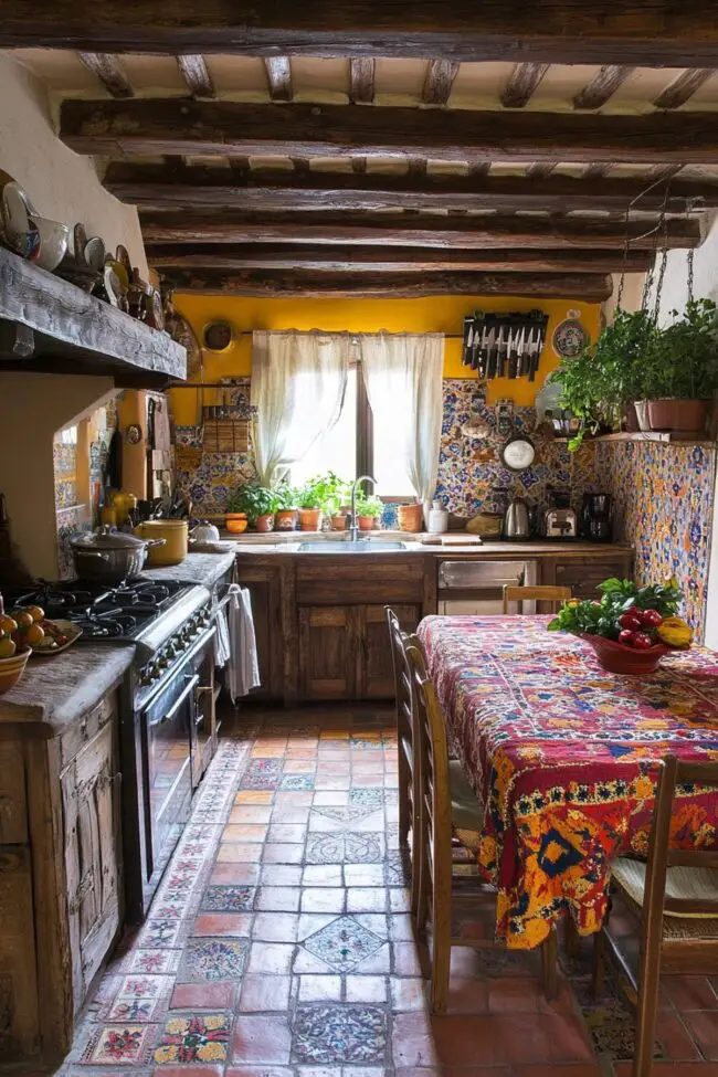 Charming Country Style Italian Kitchen