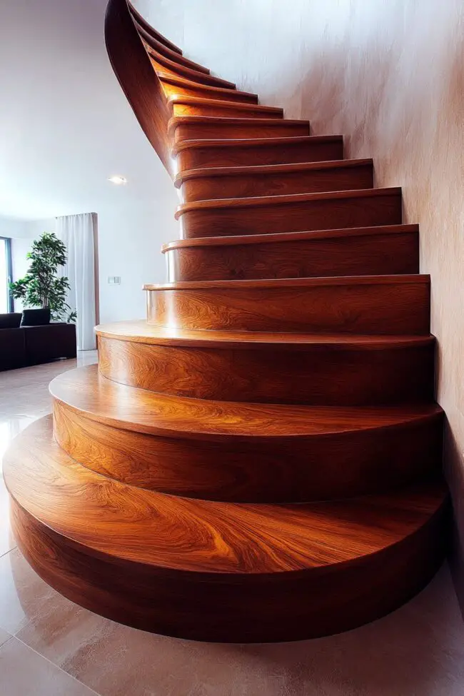 Striking Zigzag Design in Wood