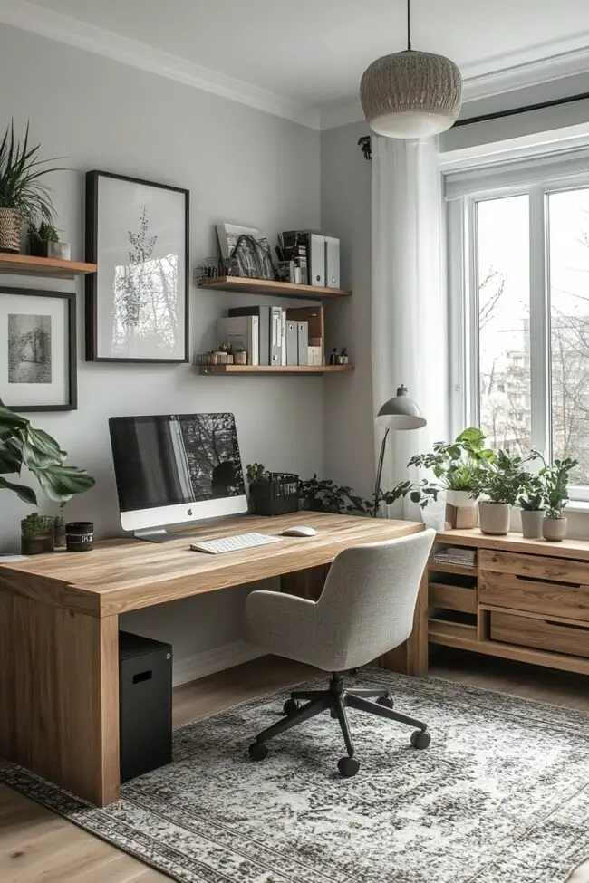 Scandi-Chic Office Design