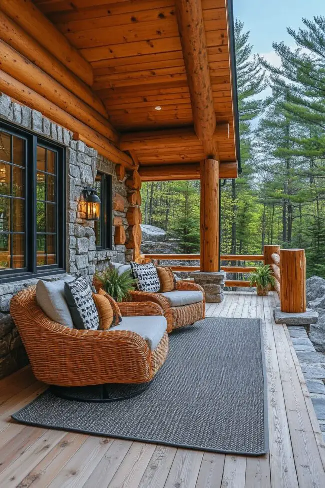 Charming Cabin Featuring Expansive Porch