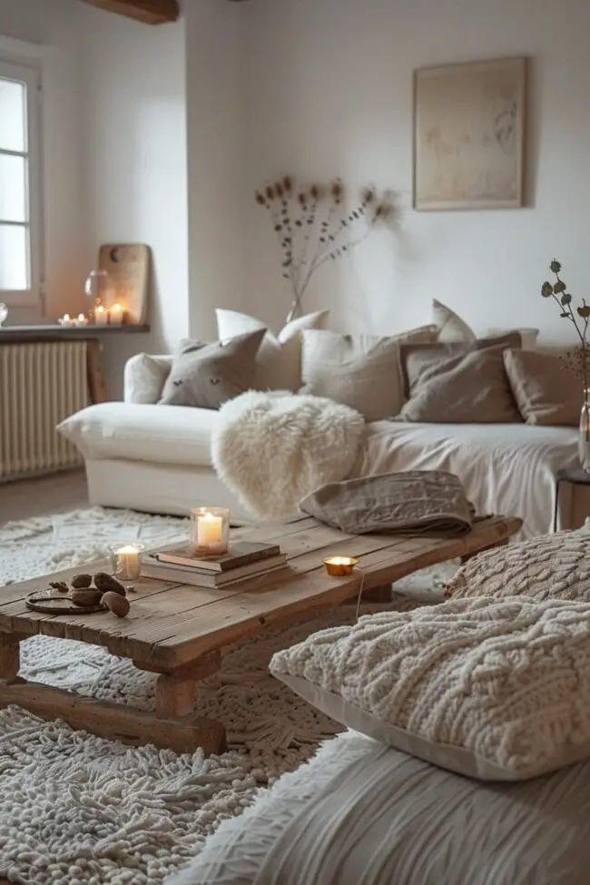 Charming Scandinavian Boho Living Space