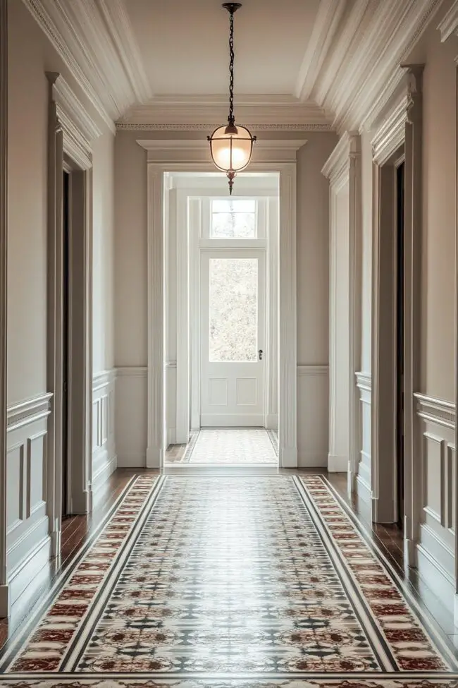 Victorian-Inspired Hallway Design