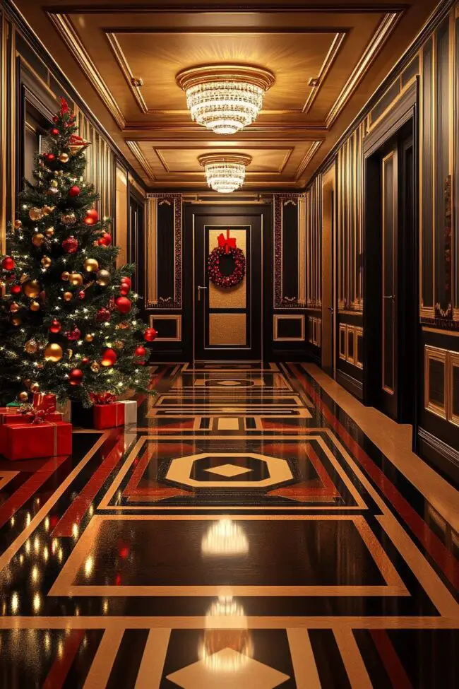 Festive Art Deco Entrance