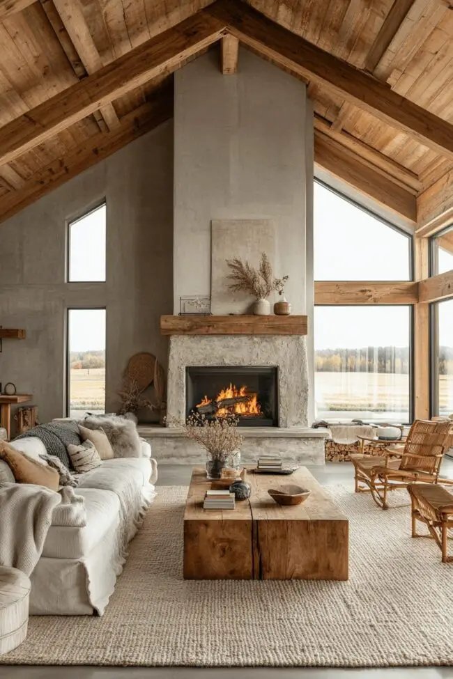 Modern Barn Living Space