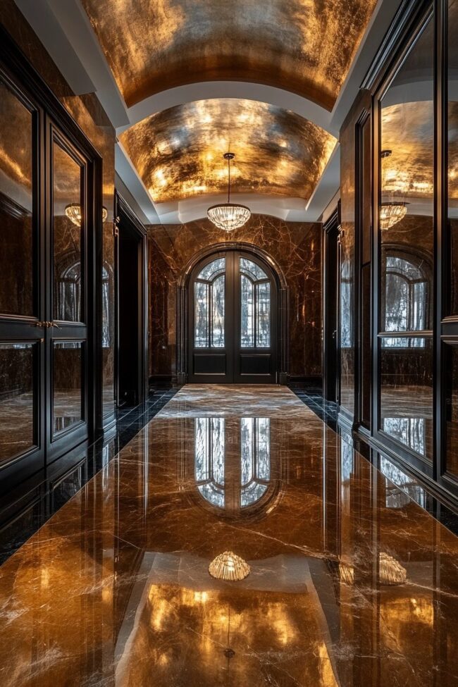 Mirror & Marble Entrance