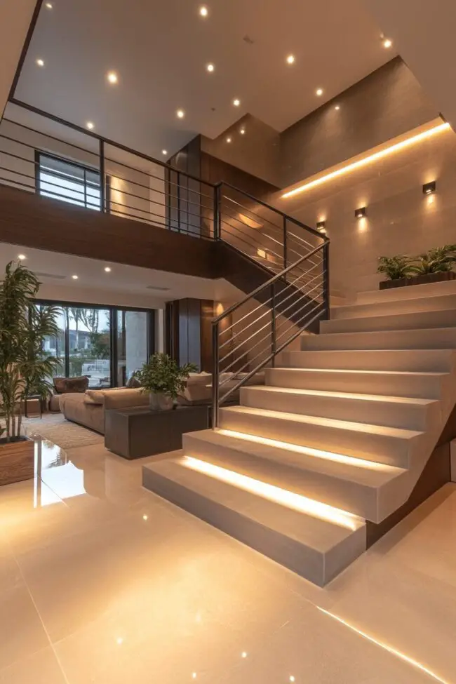 Sleek Metal Railing Design