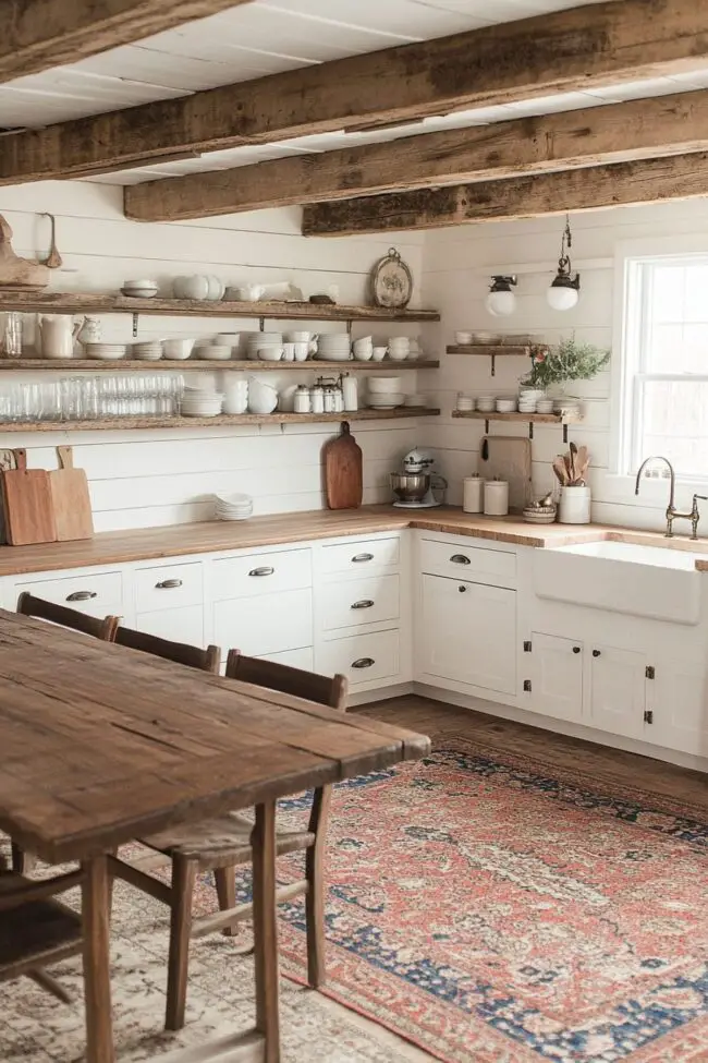 Charming Country Style Cooking Space