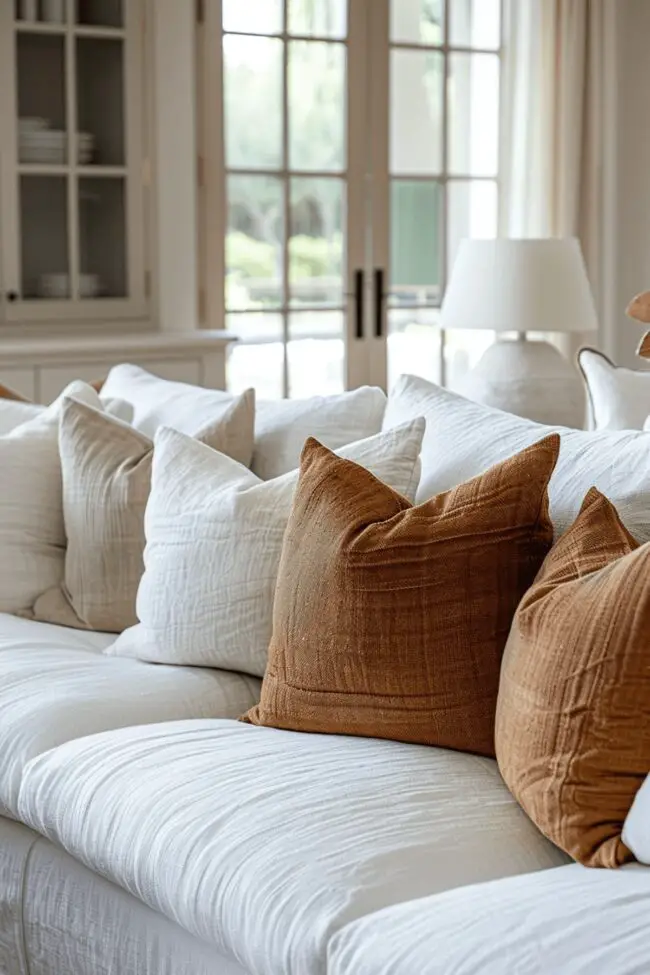 Luxurious Silk Accent Cushions