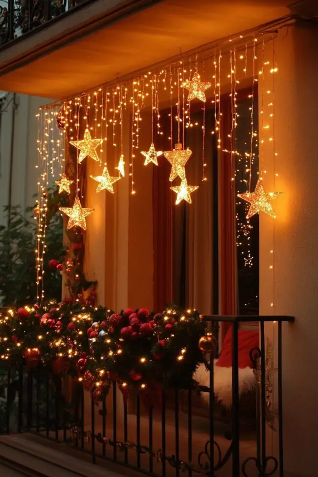 Celestial Christmas Balcony