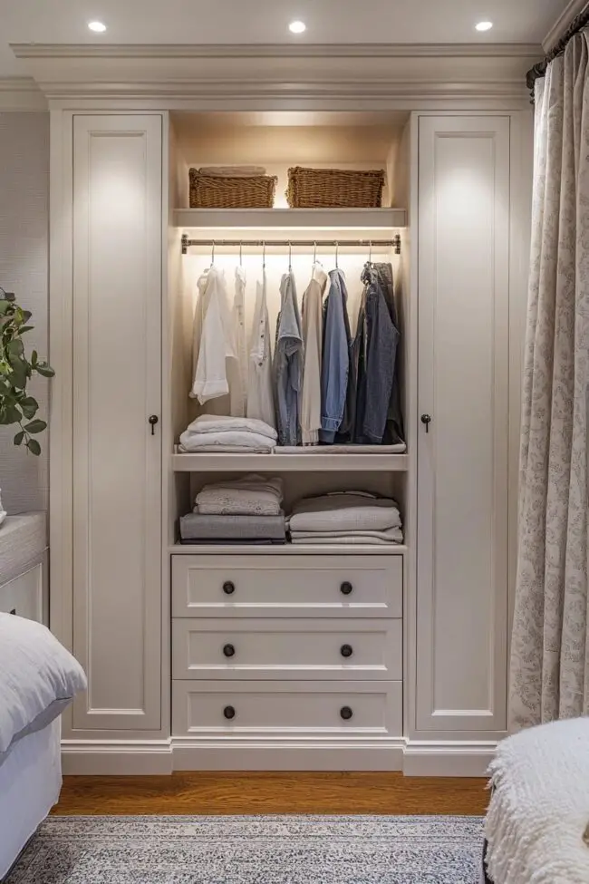 Space-Saving Wall Closet Solutions