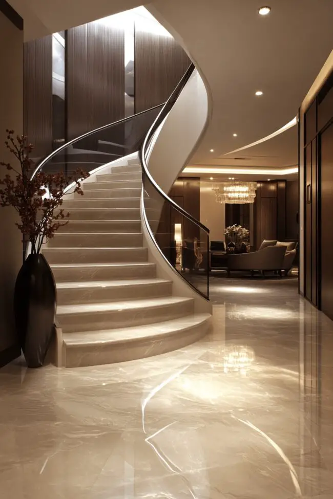 Transitional Foyer Elegance