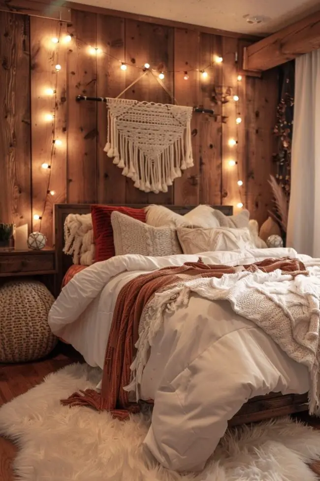 Rustic Dorm Room Oasis