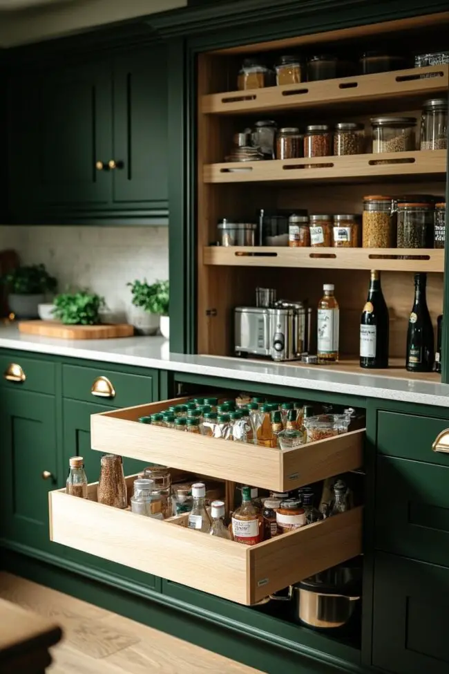 Elegant Green Storage Solutions