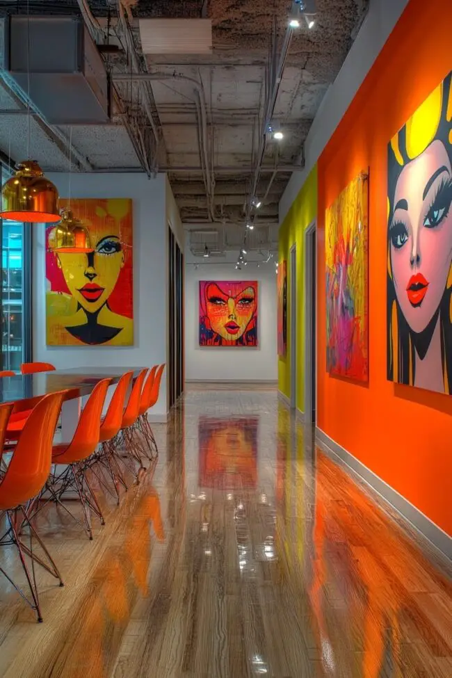 Pop Art Inspired Office