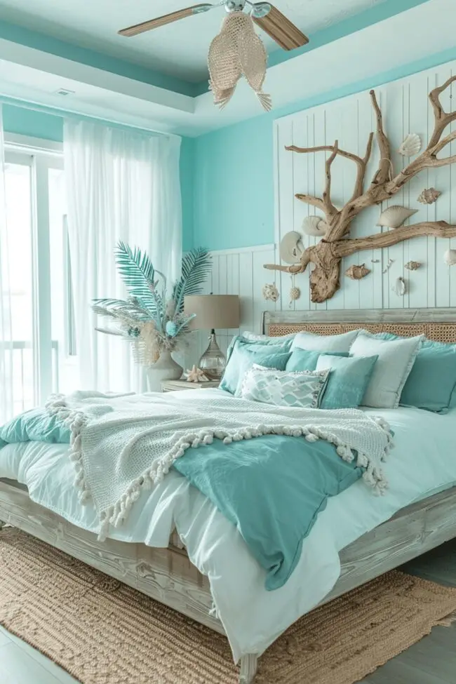 Azure Oasis: Coastal Boho Escape