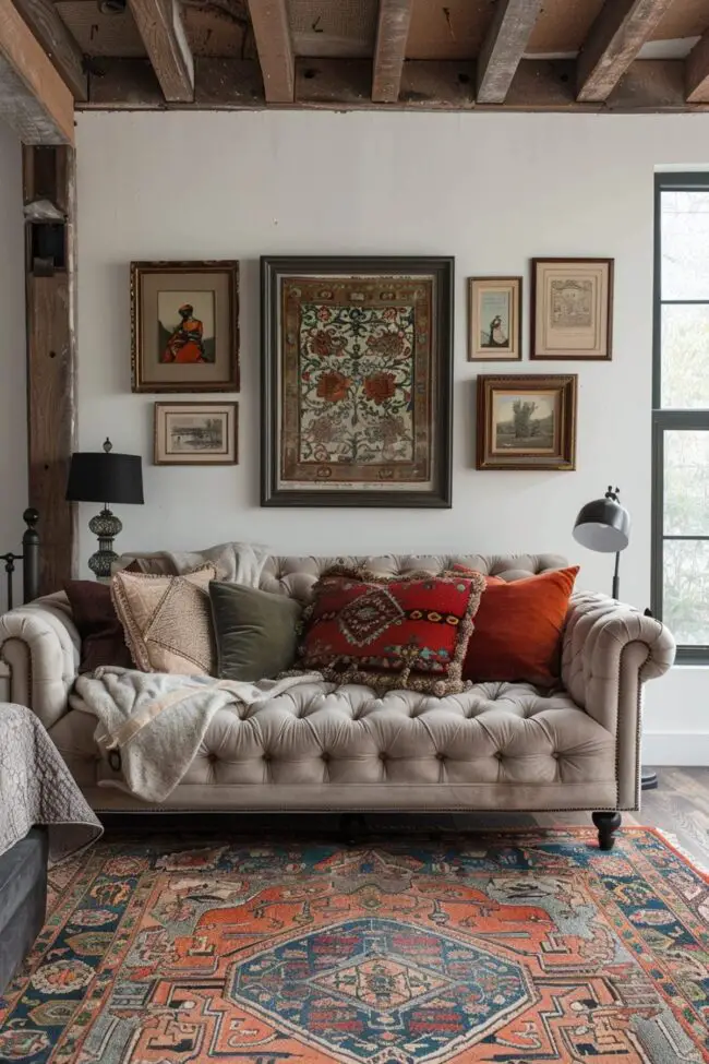 Eclectic Sofa Ensemble