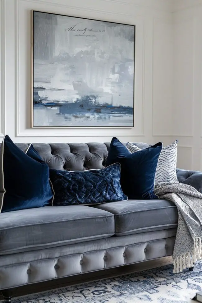 Sophisticated Grey and Navy