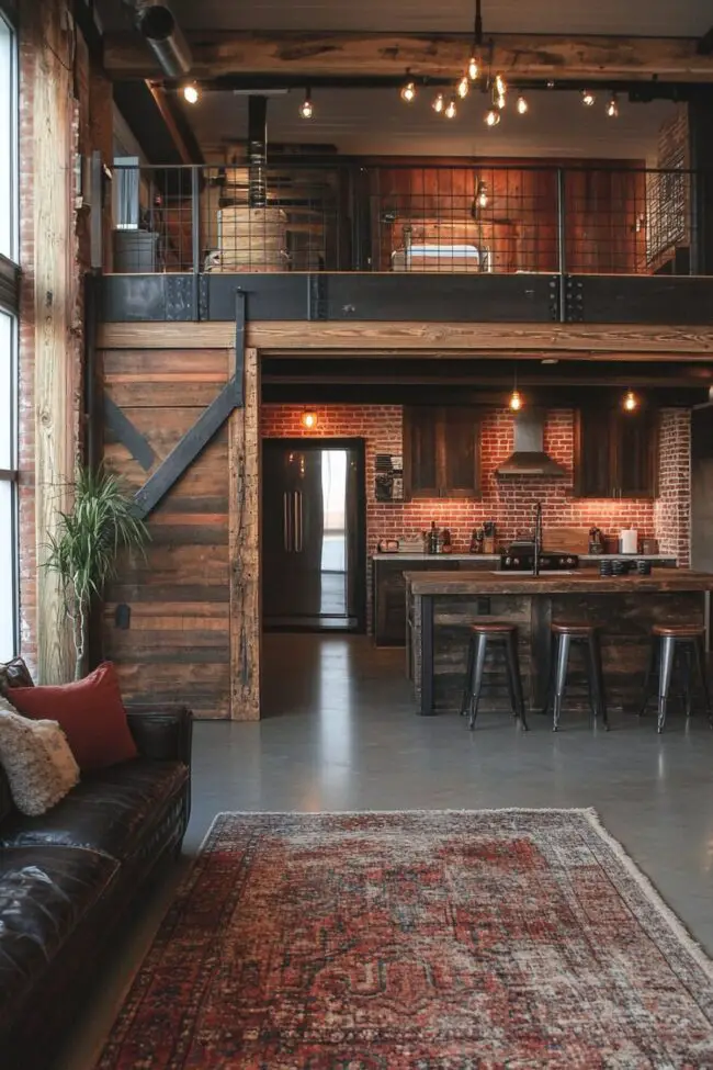 Rustic Charm Meets Modern Living