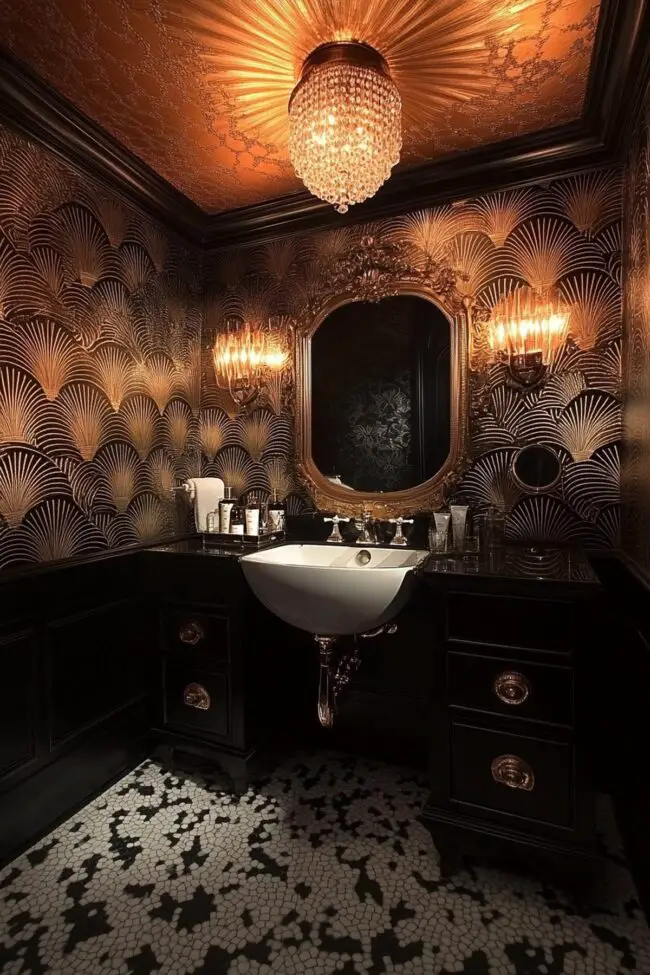 1920s Chic Bathroom Design Ideas