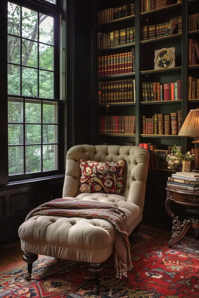 Timeless Literature Nook for Readers