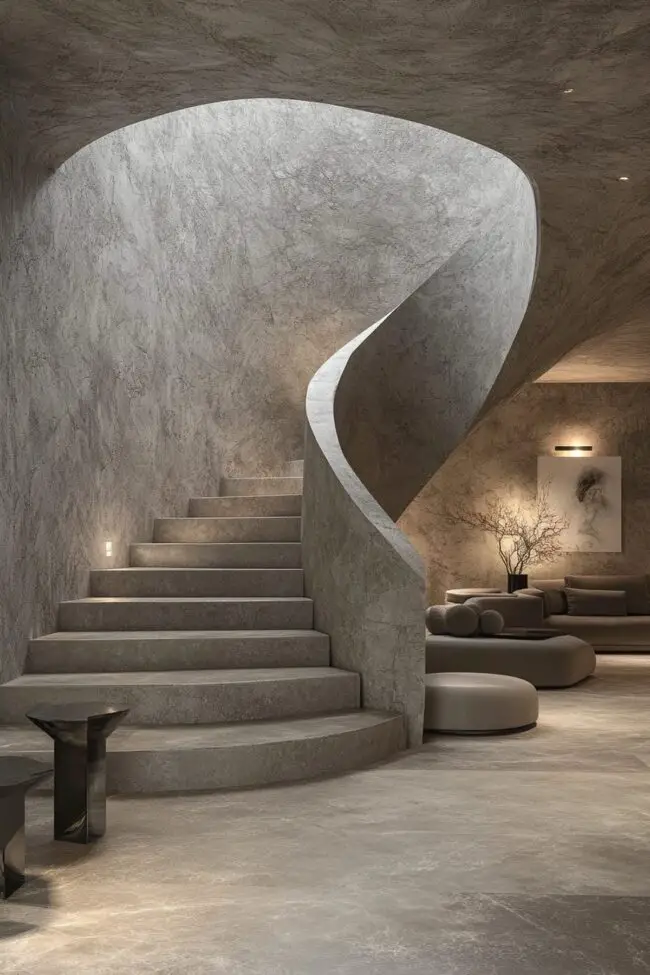 Modern Concrete Design with Curves