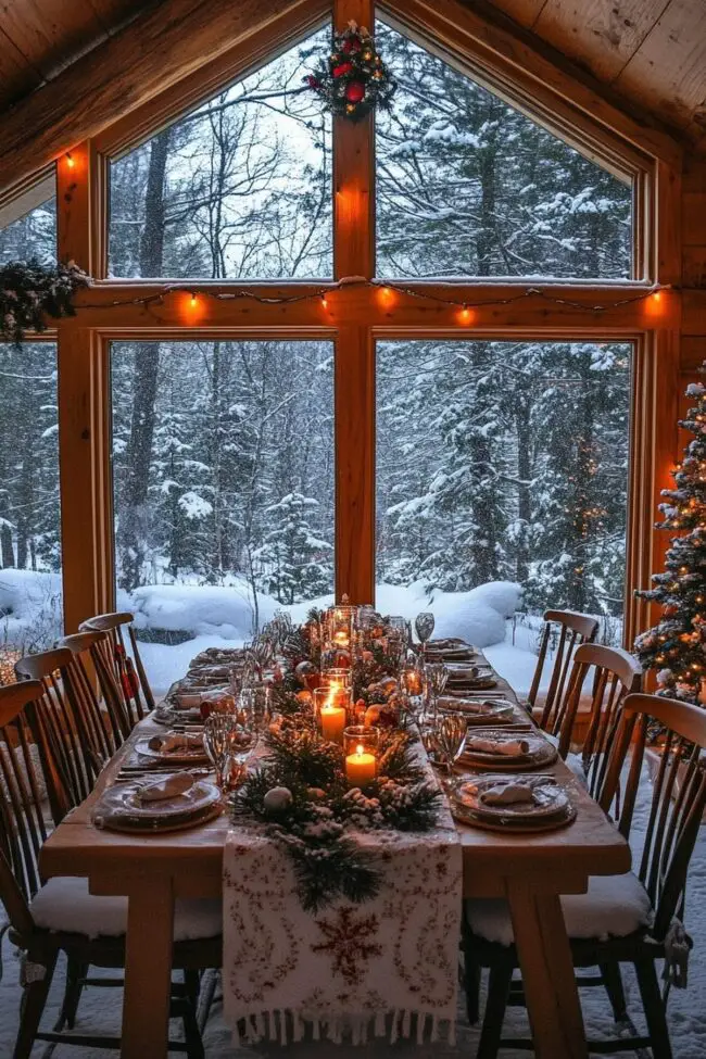 Winter Wonderland Dining Room