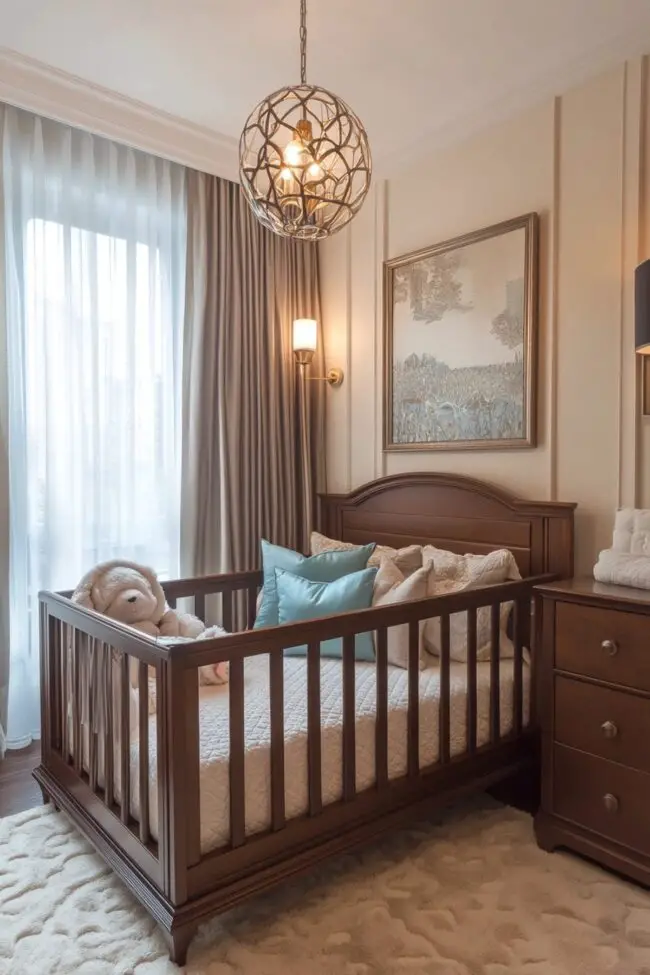 Modern Art Deco Baby Room Design