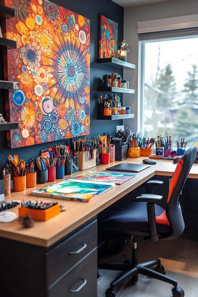 Creative Workspace for Artistic Projects