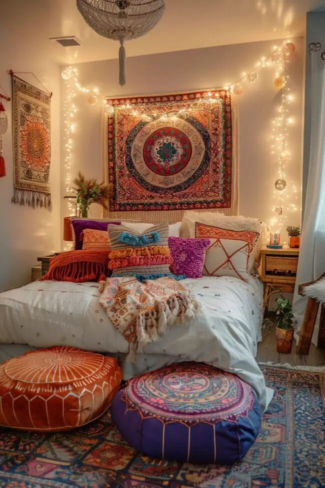 Bohemian-Inspired Bean Bag