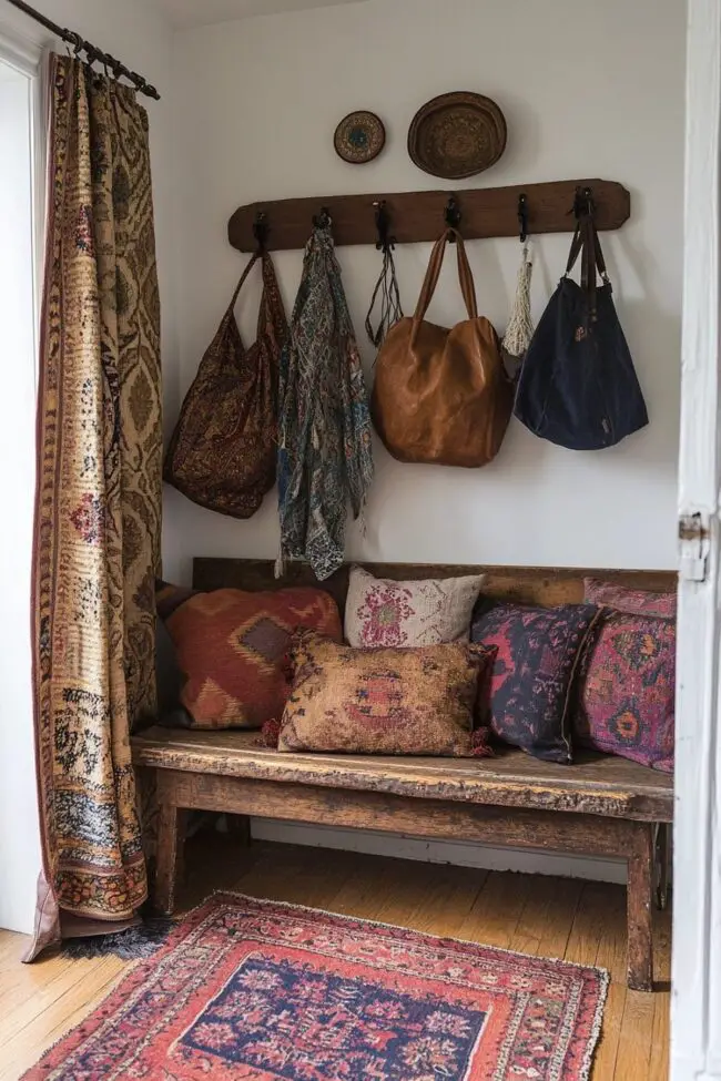 Eclectic Corner for Your Entryway