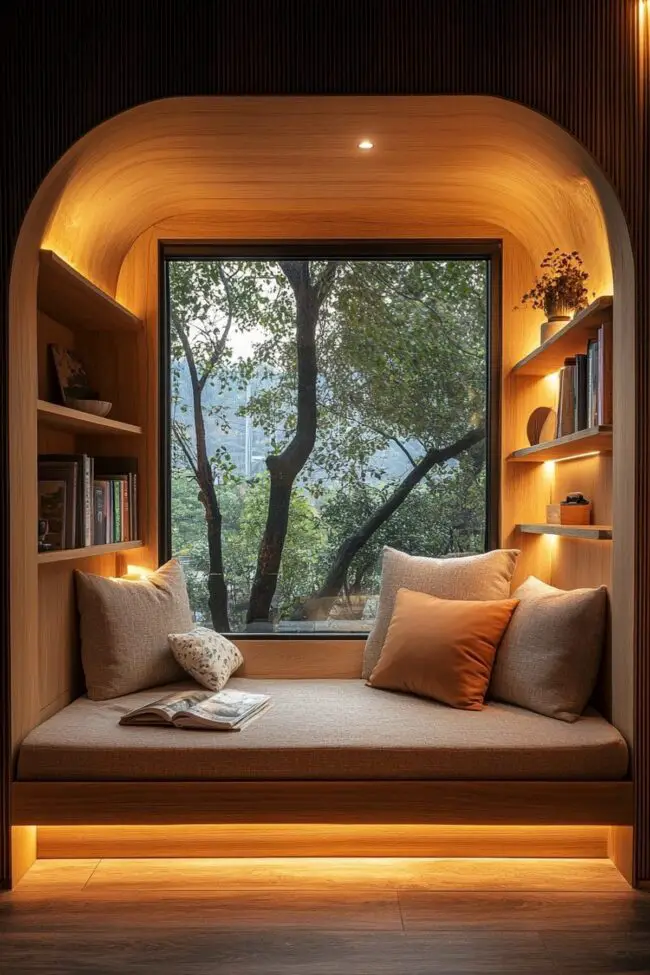 Serene Japanese Reading Space