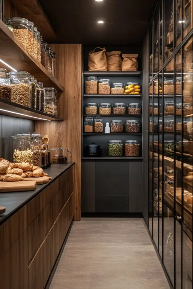 Minimalist Urban Pantry Space