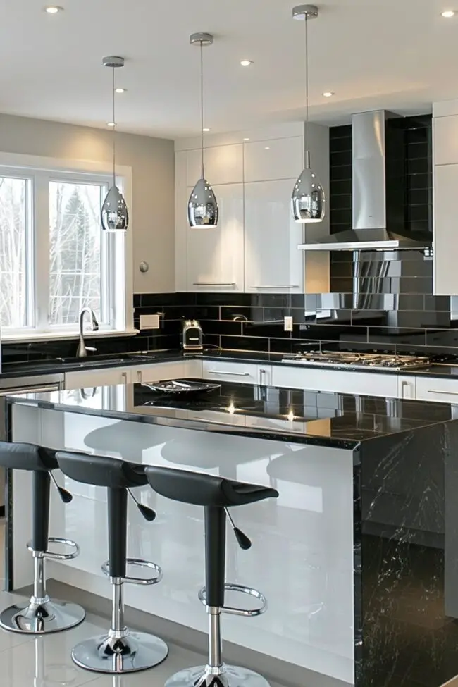 Timeless Monochrome Kitchens