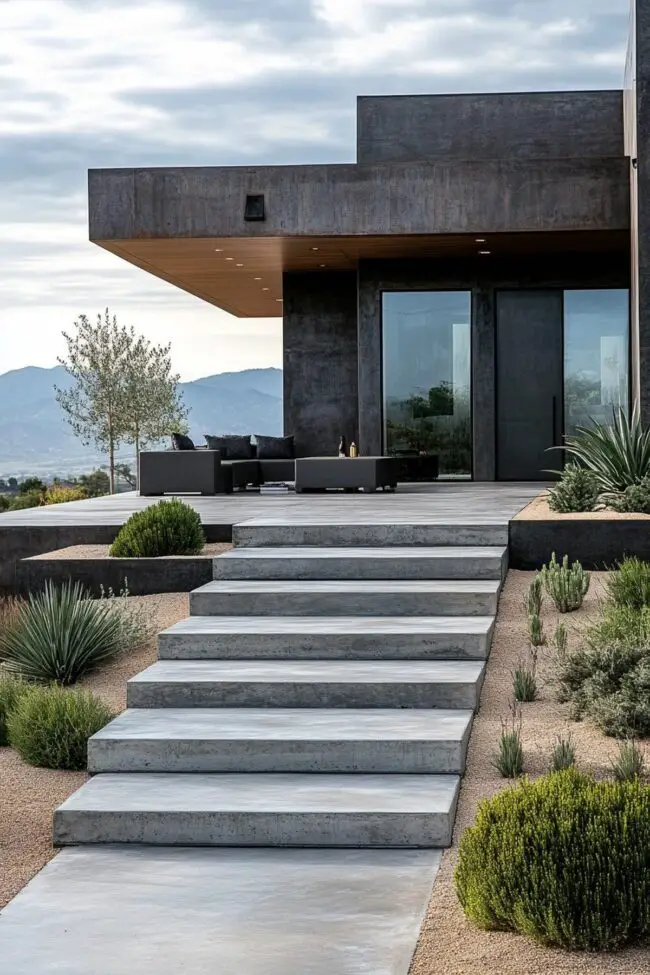 Concrete Porch Design for Modern Appeal