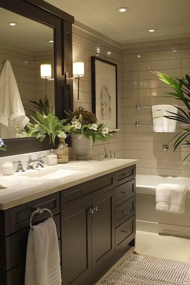 Transitional Small Bath Designs