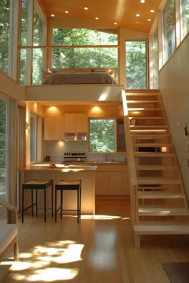 Contemporary Eco-Friendly Cabin Retreat