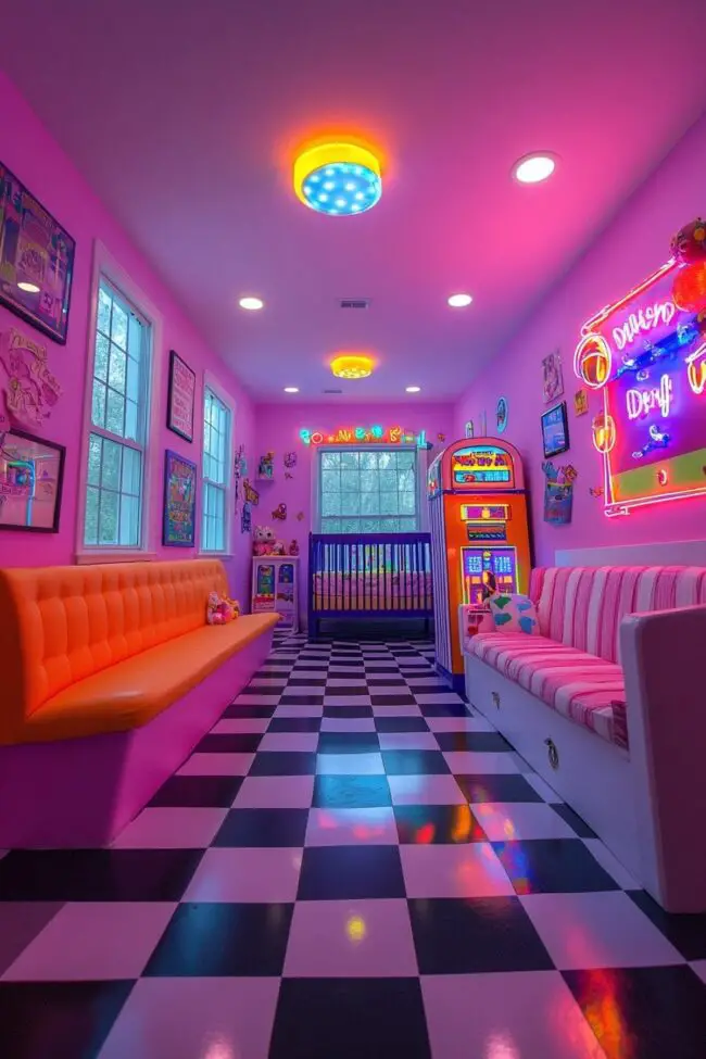 Nostalgic Diner Theme for Kids