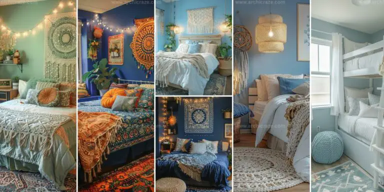 Top Blue Boho Dorm Room Ideas