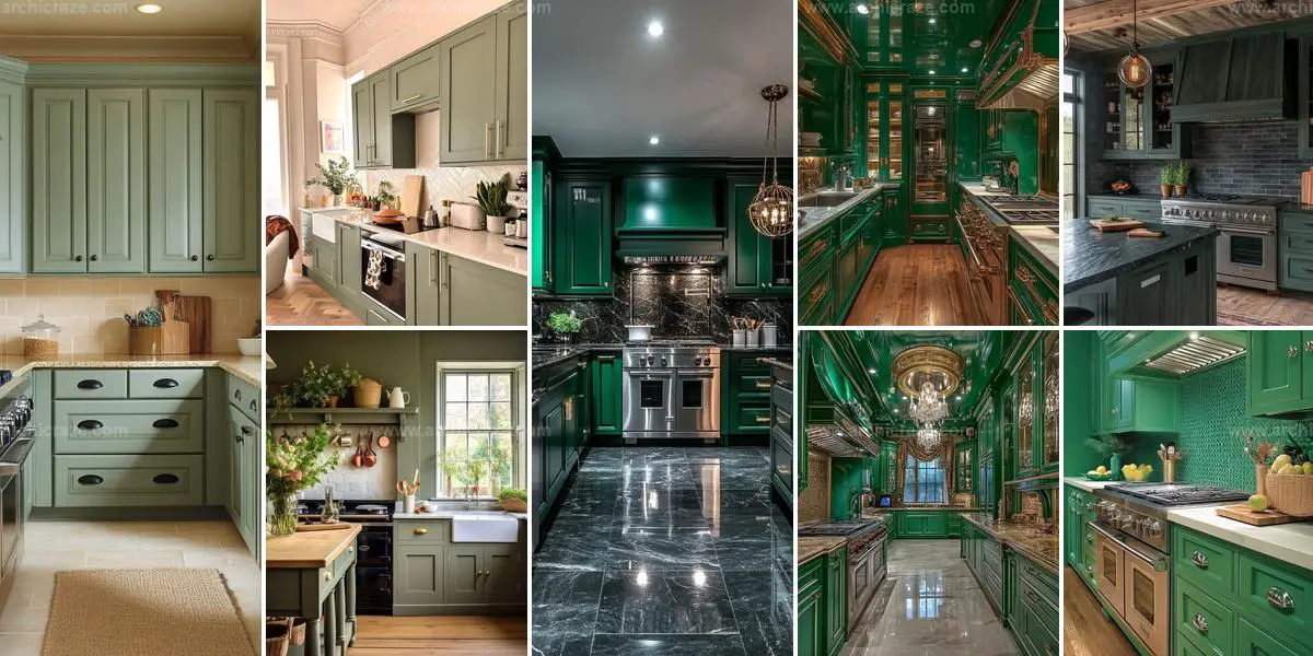 Best Emerald Green Kitchen Cabinet Ideas